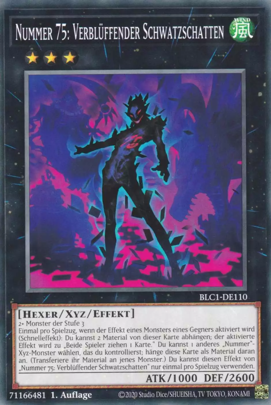 blc1-de110-nummer-75-verblueffender-schwatzschatten-common-battles-of-legend-chapter-1 Nummer 75: Verblüffender Schwatzschatten BLC1-DE110 ist in Common Yu-Gi-Oh Karte aus Battles of Legend Chapter 1 1.Auflage