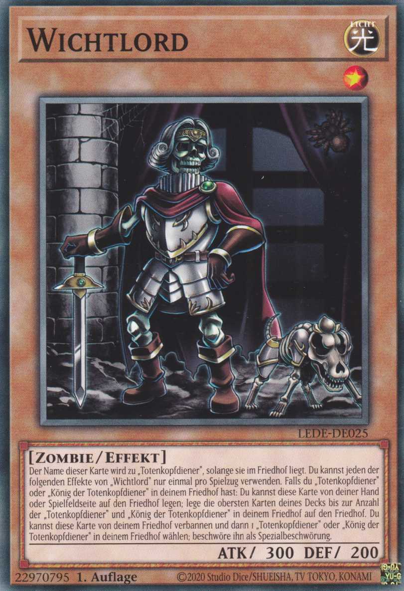 Wichtlord LEDE-DE025 ist in Common Yu-Gi-Oh Karte aus Legacy Of Destruction 1.Auflage