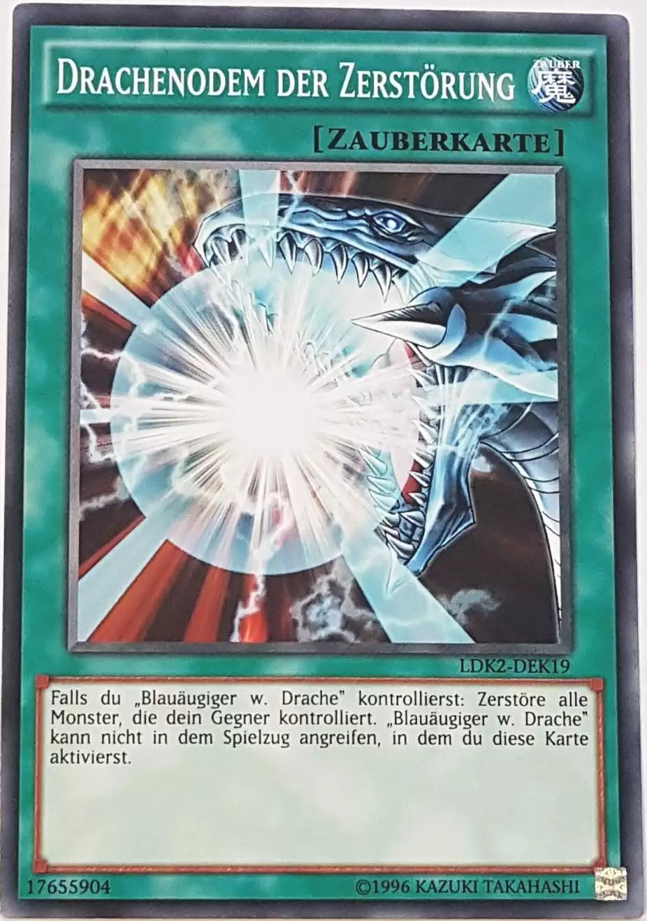 Drachenodem der Zerstörung LDK2-DEK19 ist in Common Yu-Gi-Oh Karte aus Legendary Decks 2 