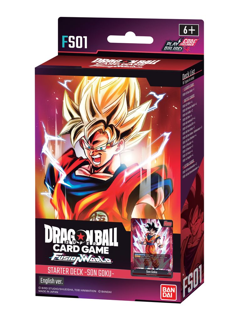 Dragon Ball Super Starter Deck - Son Goku - Fusion World FS01 - Englisch