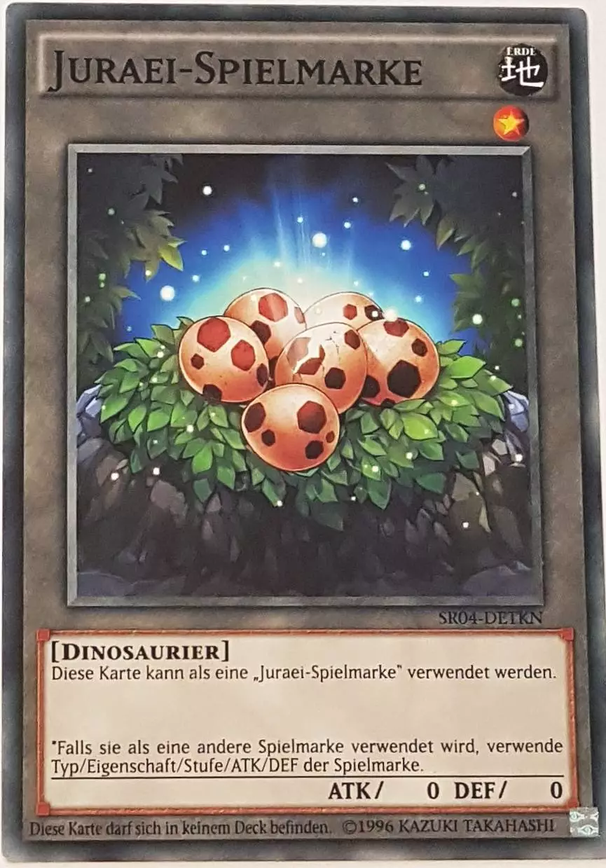 Juraei-Spielmarke SR04-DETKN ist in Common Yu-Gi-Oh Karte aus Dinosmasher's Fury 