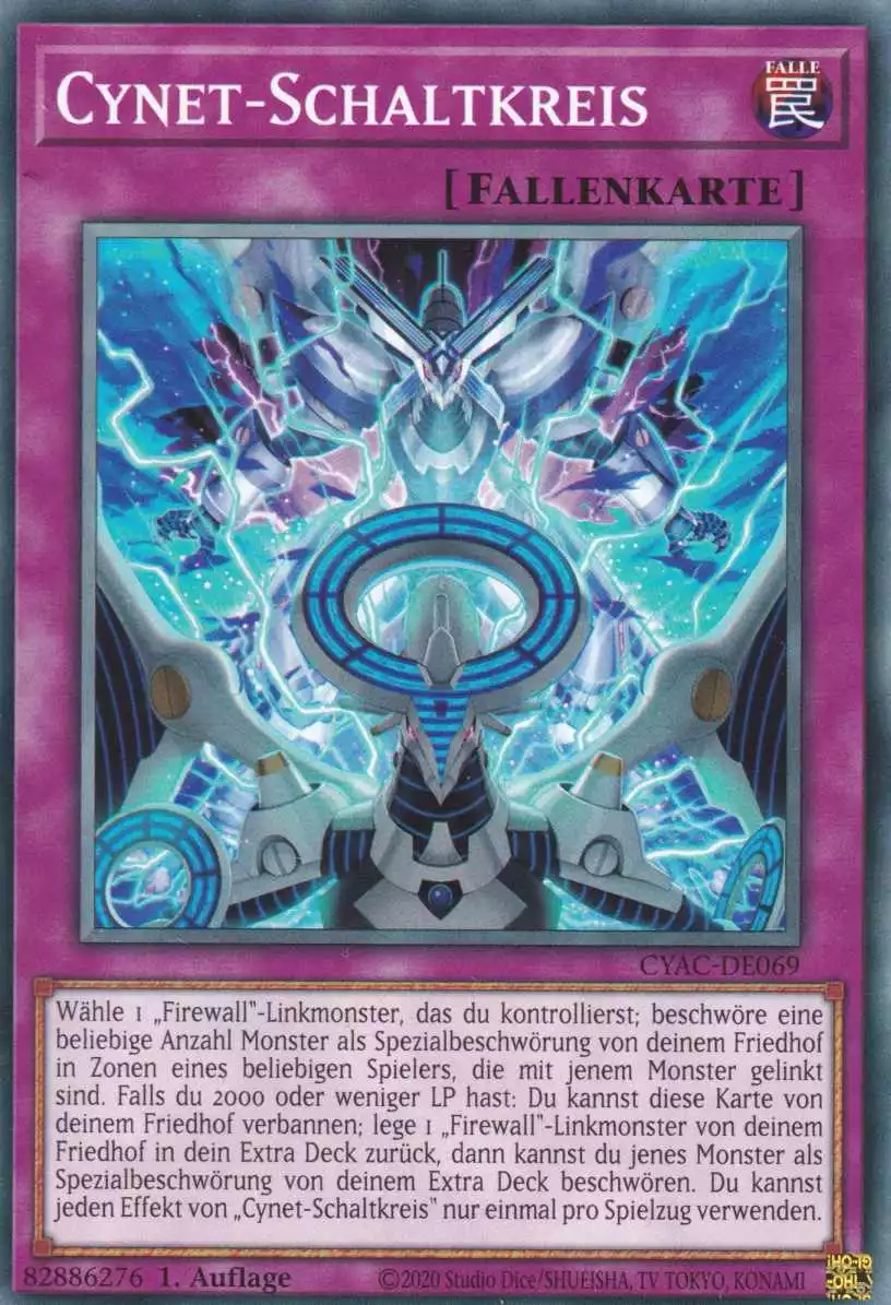 Cynet-Schaltkreis CYAC-DE069 ist in Common Yu-Gi-Oh Karte aus Cyberstorm Access 1.Auflage