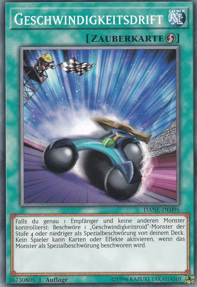 Geschwindigkeitsdrift DANE-DE096 ist in Common Yu-Gi-Oh Karte aus Dark Neostorm 1.Auflage