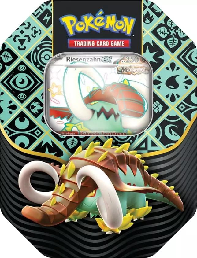 Pokemon Karmesin & Purpur - Paldeas Schicksale Tin Box - Riesenzahn ex - Deutsch