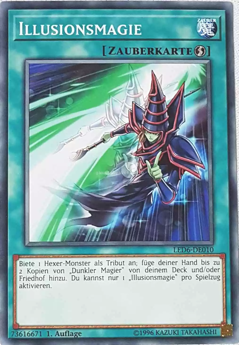 Illusionsmagie LED6-DE010 ist in Common aus Legendary Duelists: Magical Hero 1.Auflage