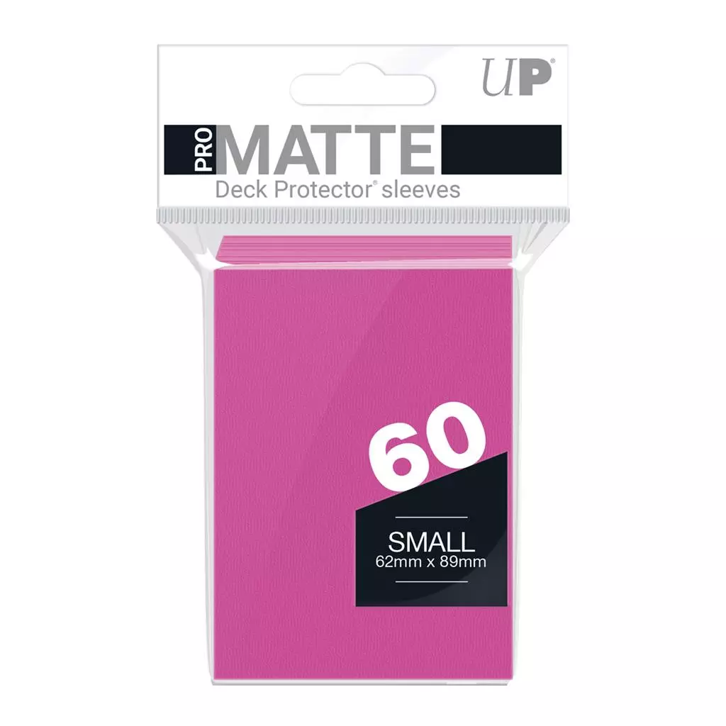 Ultra Pro Kartenhüllen - Matte Helles Pink (60) - Japanische Größe