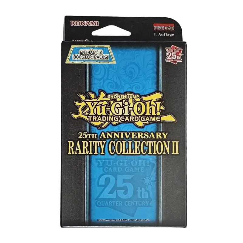 Yu-Gi-Oh! 25th Anniversary Rarity Collection II - 2 Booster Pack Tuckbox - 1. Auflage DE