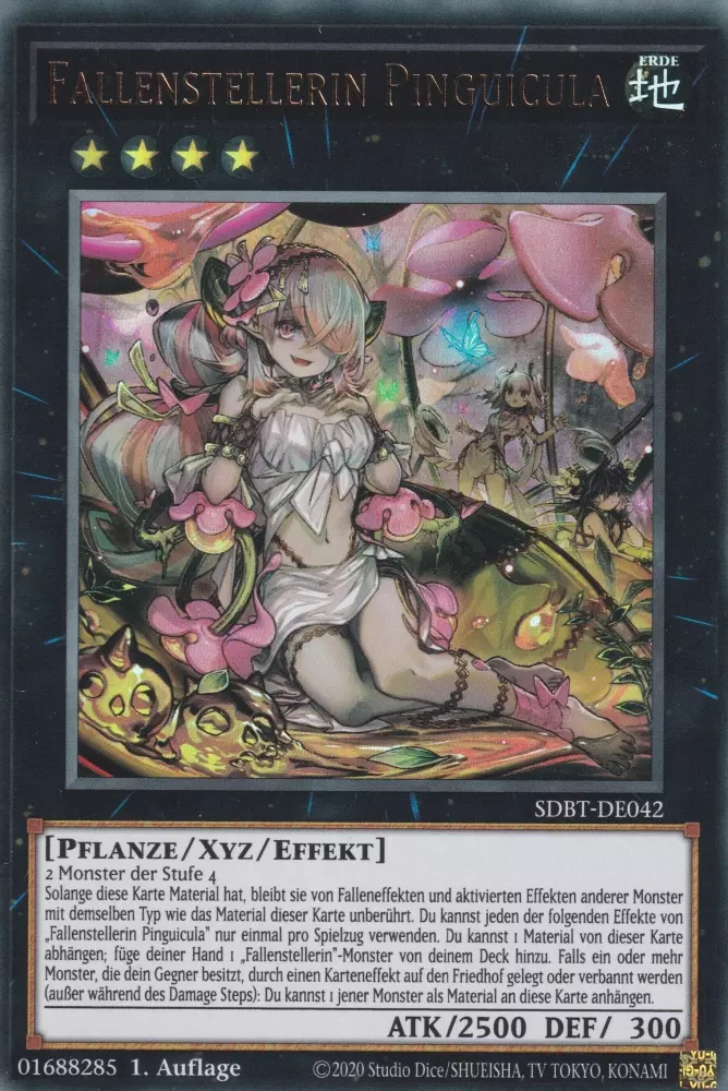sdbt-de042-fallenstellerin-pinguicula-ultra-rare-structure-deck-beware-of-traptrix Fallenstellerin Pinguicula SDBT-DE042 ist in Ultra Rare Yu-Gi-Oh Karte aus Structure Deck: Beware of Traptrix 1.Auflage