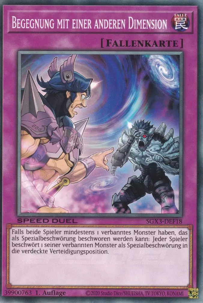 sgx3-def18-begegnung-mit-einer-anderen-dimension-common-speed-duel-gx-duelists-of-shadows Begegnung mit einer anderen Dimension SGX3-DEF18 ist in Common Yu-Gi-Oh Karte aus Speed Duel GX: Duelists of Shadows 1.Auflage