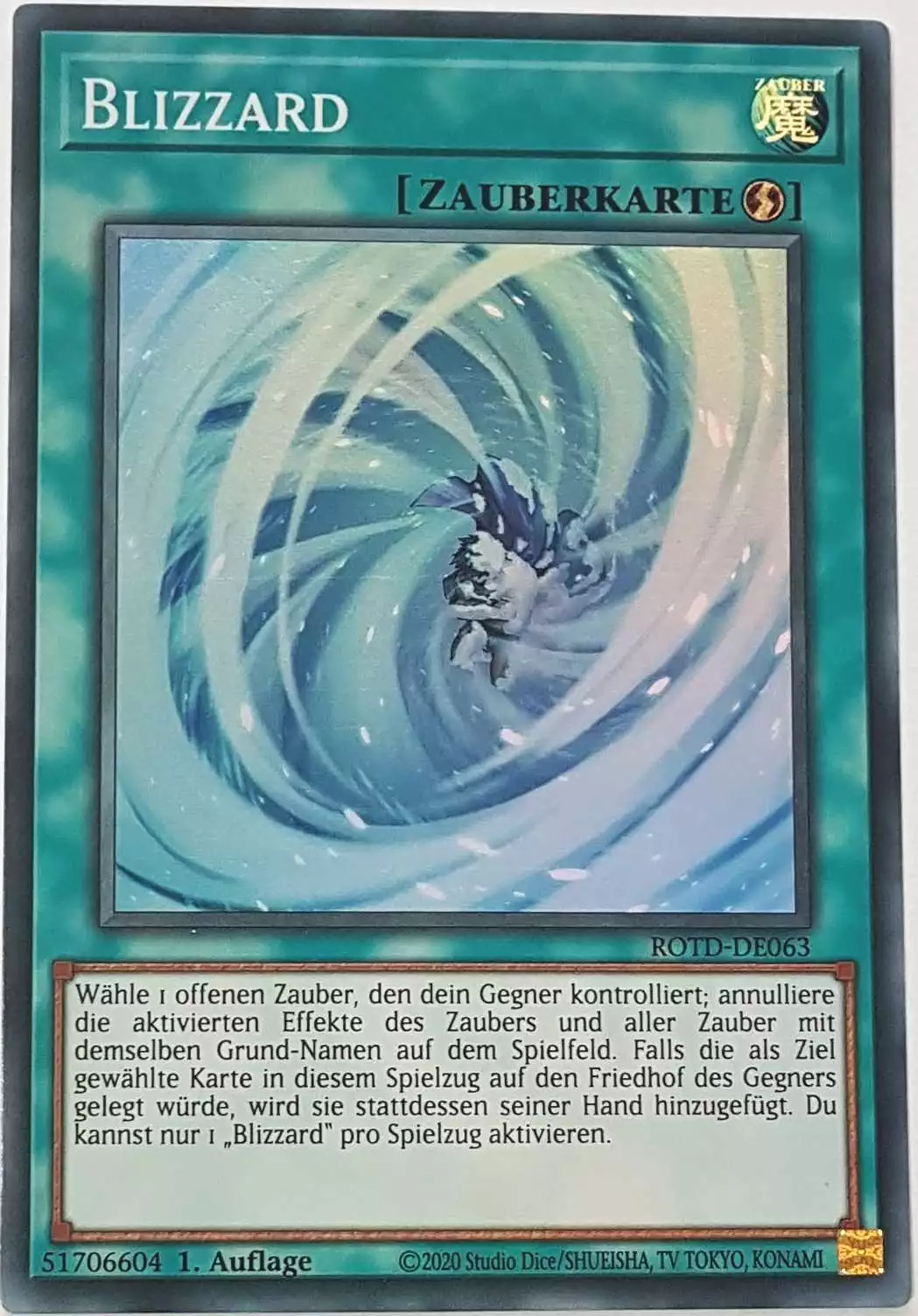 rotd-de063-blizzard-super-rare Blizzard ROTD-DE063 ist in Super Rare Yu-Gi-Oh Karte aus Rise of the Duelist 1.Auflage
