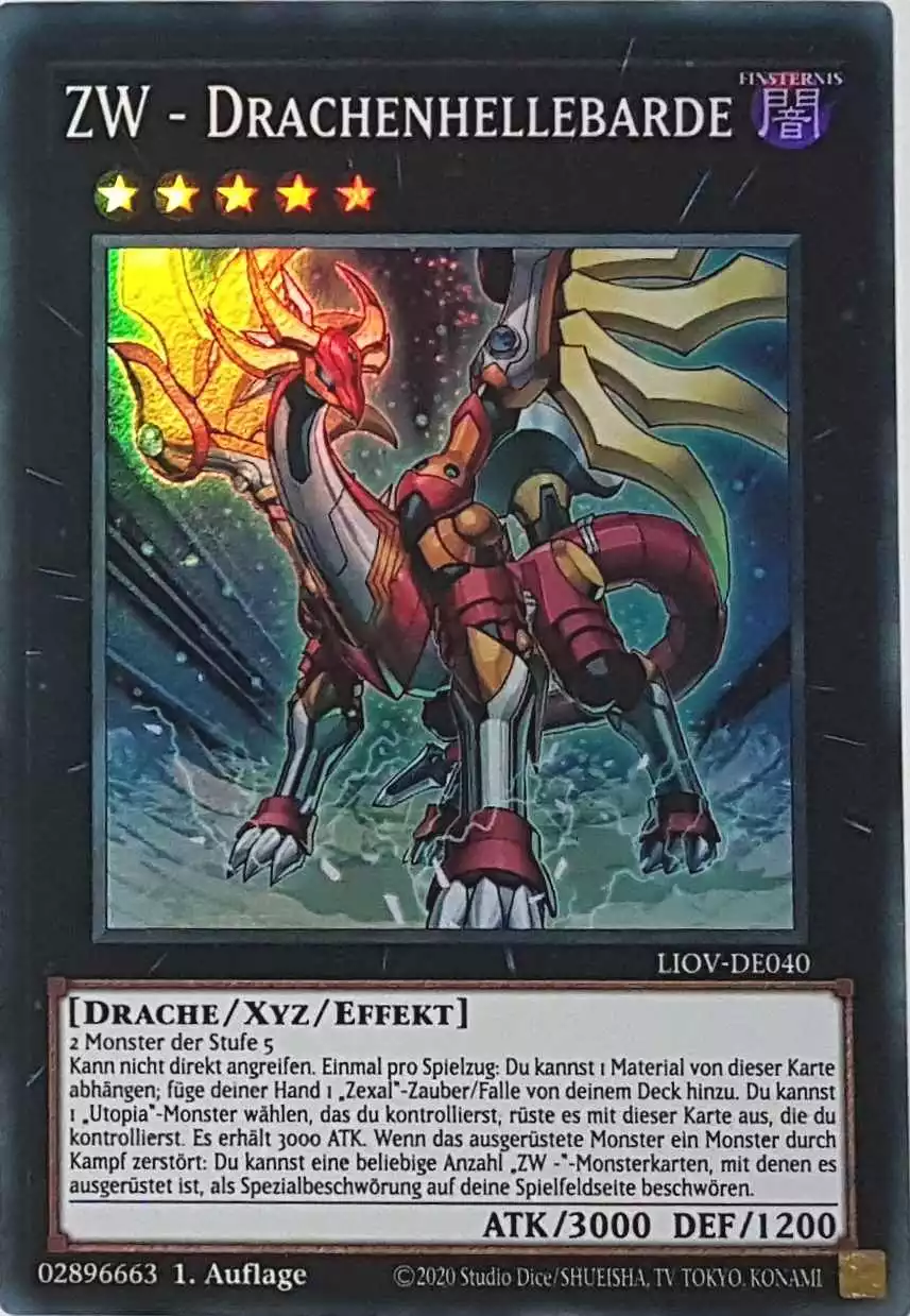 liov-de040-zw-drachenhellebarde-super-rare-lightning-overdrive ZW - Drachenhellebarde LIOV-DE040 ist in Super Rare Yu-Gi-Oh Karte aus Lightning Overdrive 1.Auflage