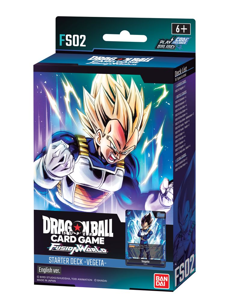 Dragon Ball Super Starter Deck - Vegeta - Fusion World FS02 - Englisch