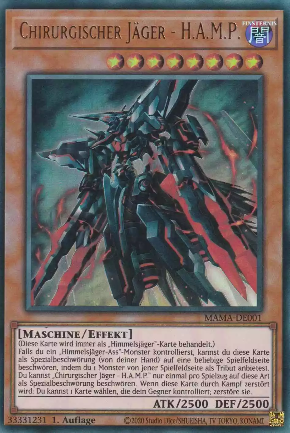 Chirurgischer Jäger - H.A.M.P. MAMA-DE001 ist in Ultra Rare Yu-Gi-Oh Karte aus Magnificent Mavens 1.Auflage