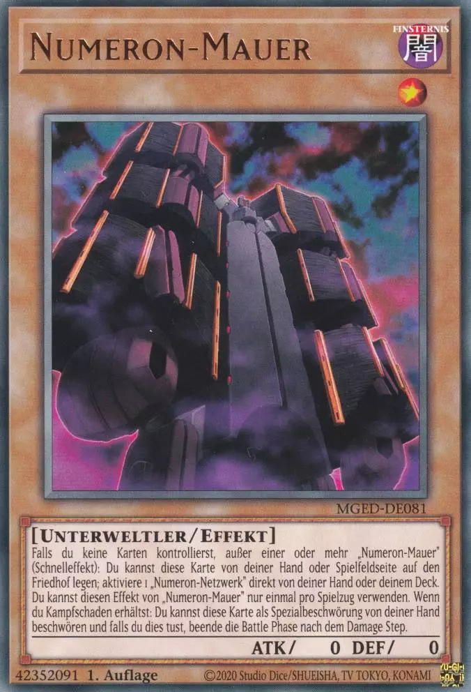 mged-de081-numeron-mauer-rare-maximum-gold-el-dorado Numeron-Mauer MGED-DE081 ist in Rare Yu-Gi-Oh Karte aus Maximum Gold El Dorado 1.Auflage