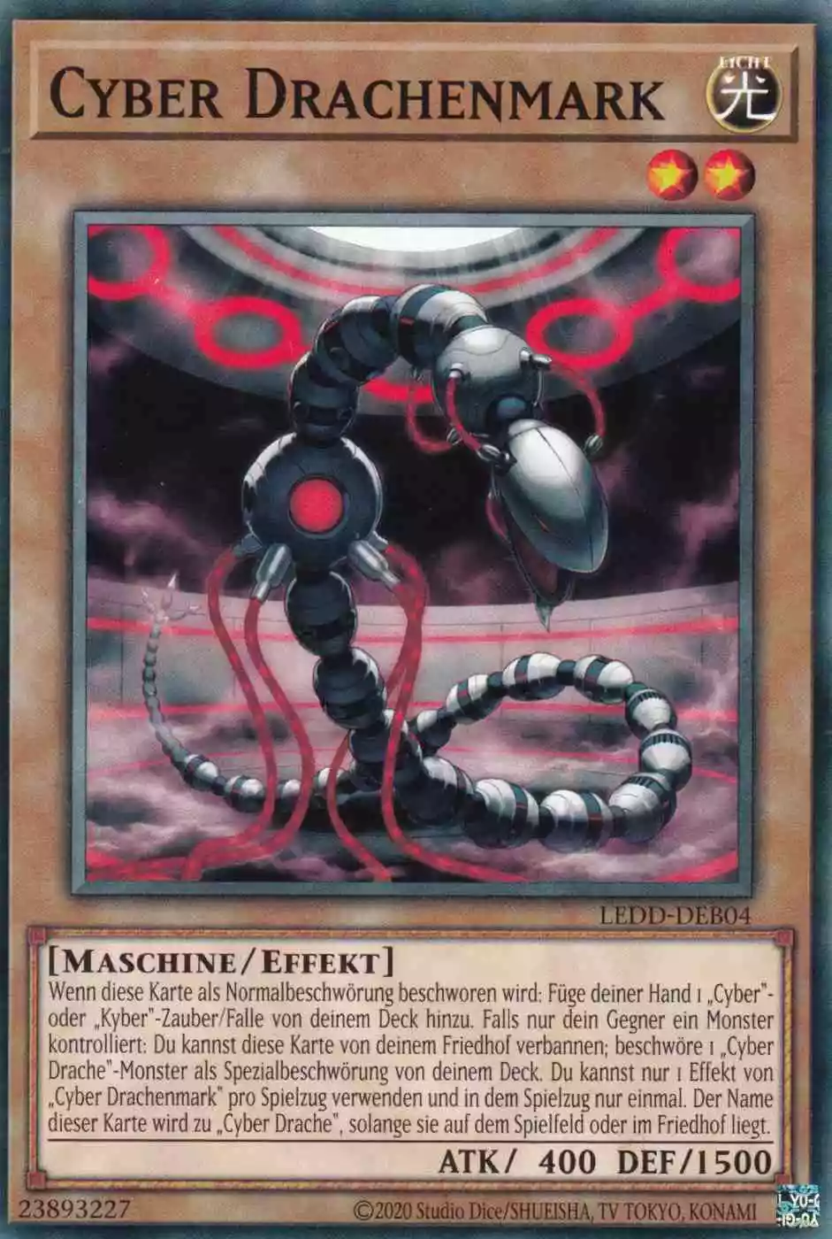 Cyber Drachenmark LEDD-DEB04 ist in Common Yu-Gi-Oh Karte aus Legendary Dragon Decks unlimitiert