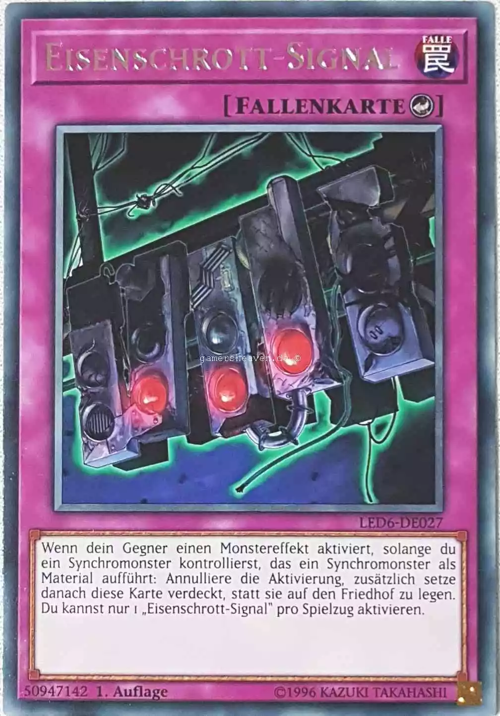 Eisenschrott-Signal LED6-DE027 ist in Rare aus Legendary Duelists: Magical Hero 1.Auflage