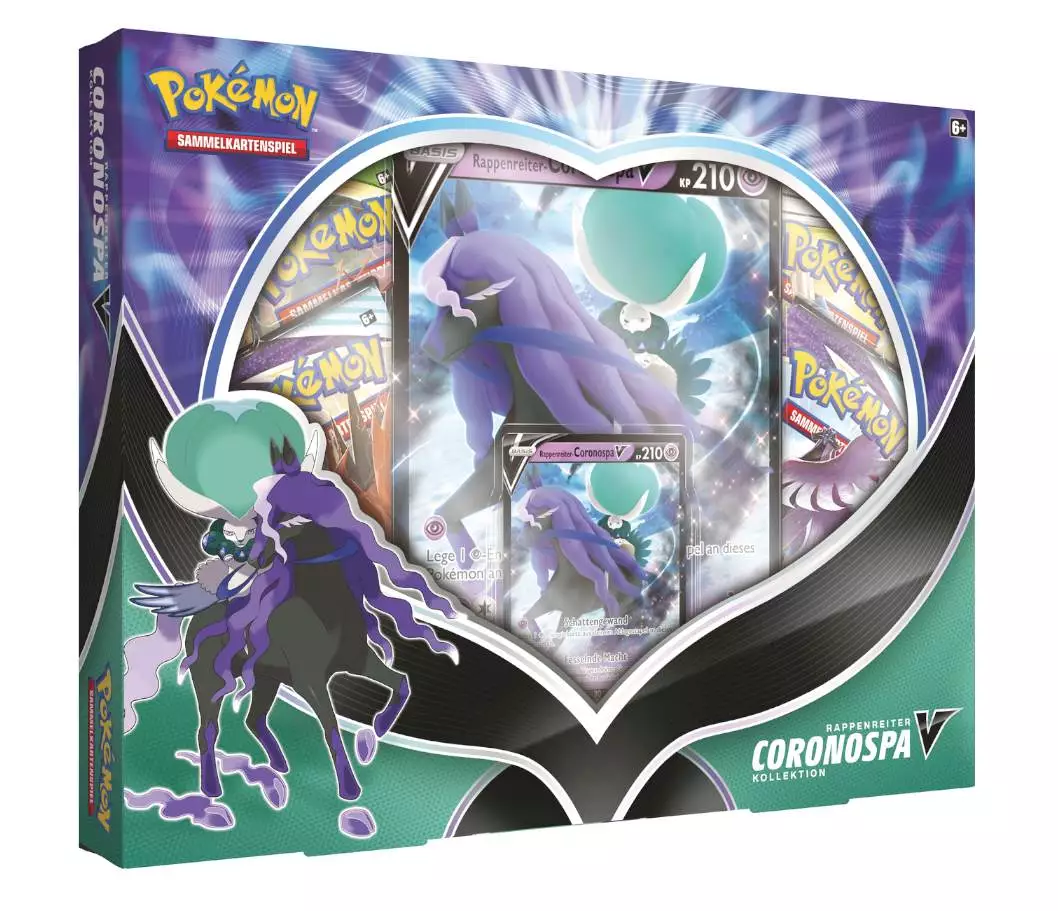 Pok-mon-August-V-Box-Rappenreiter-Coronospa-V-Kollektion Pokémon - August V Box Rappenreiter Coronospa V Kollektion Deutsch