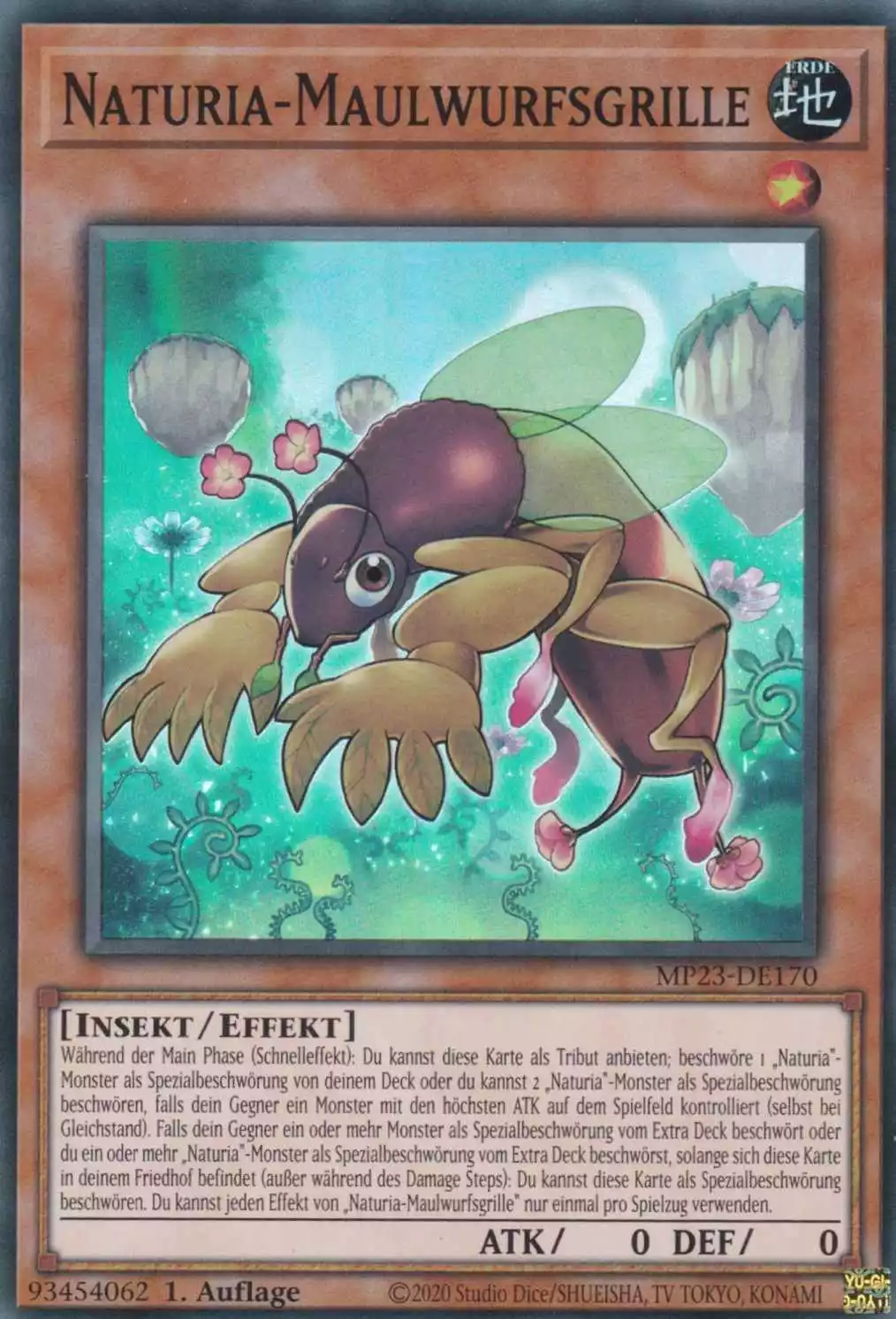 mp23-de170-naturia-maulwurfsgrille-super-rare-25th-anniversary-tin-dueling-heroes Naturia-Maulwurfsgrille MP23-DE170 ist in Super Rare Yu-Gi-Oh Karte aus 25th Anniversary Tin Dueling Heroes 1.Auflage