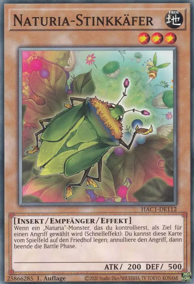 hac1-de112-naturia-stinkkaefer-common-hidden-arsenal-chapter-1 Naturia-Stinkkäfer HAC1-DE112 ist in Common Yu-Gi-Oh Karte aus Hidden Arsenal Chapter 1 1.Auflage