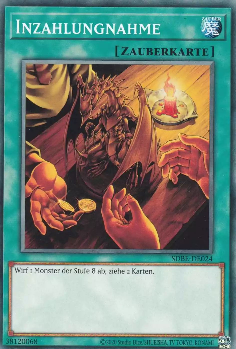 Inzahlungnahme SDBE-DE024 ist in Common Yu-Gi-Oh Karte aus Saga of Blue-Eyes White Dragon unlimitiert