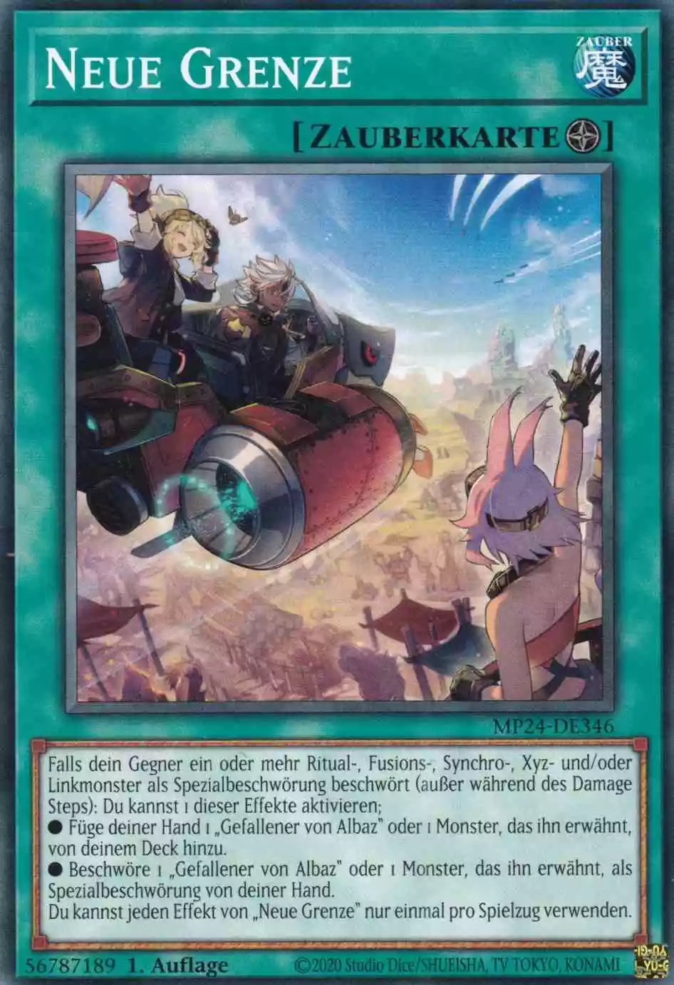 Neue Grenze MP24-DE346 ist in Common Yu-Gi-Oh Karte aus 25th Anniversary Tin Dueling Mirrors 1.Auflage