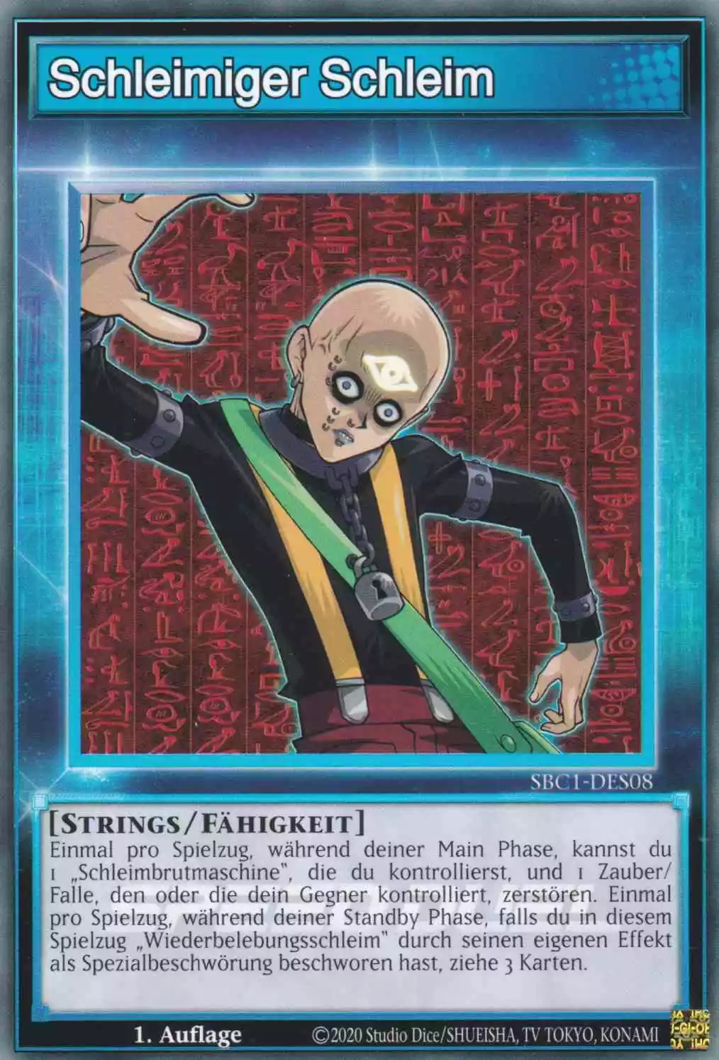 Schleimiger Schleim SBC1-DES08 ist in Common Yu-Gi-Oh Karte aus Streets of Battle City 1.Auflage