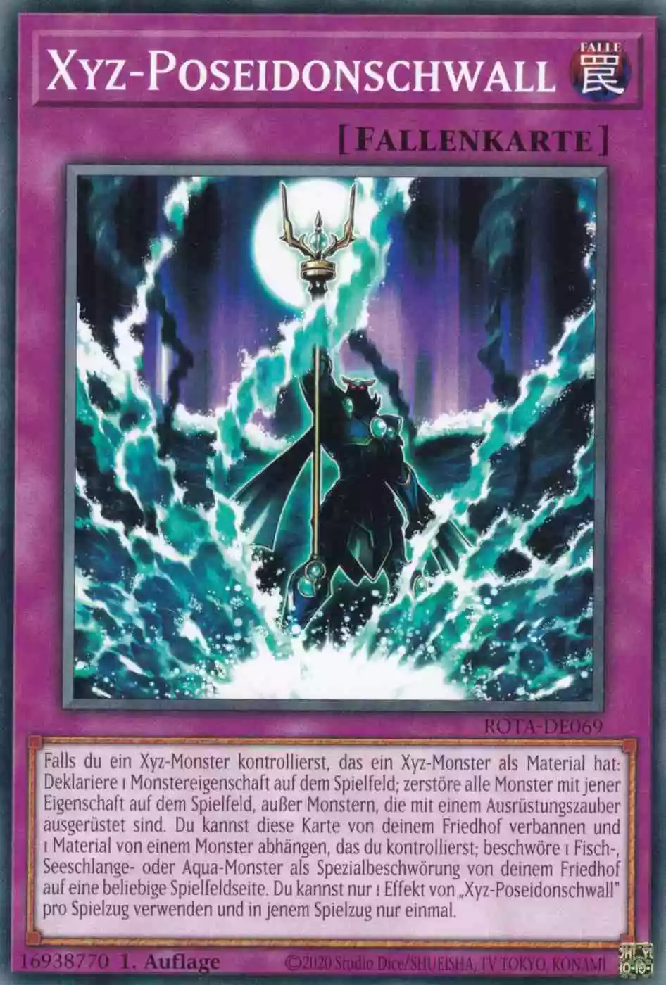 Xyz-Poseidonschwall ROTA-DE069 ist in Common Yu-Gi-Oh Karte aus Rage of the Abyss 1.Auflage