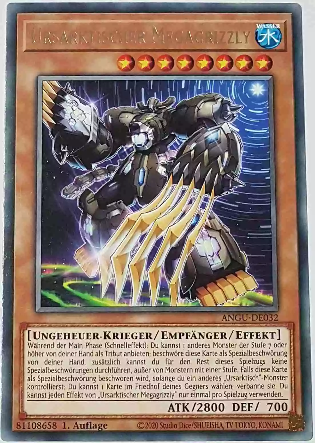 Ursarktischer Megagrizzly ANGU-DE032 ist in Rare Yu-Gi-Oh Karte aus Ancient Guardians 1.Auflage