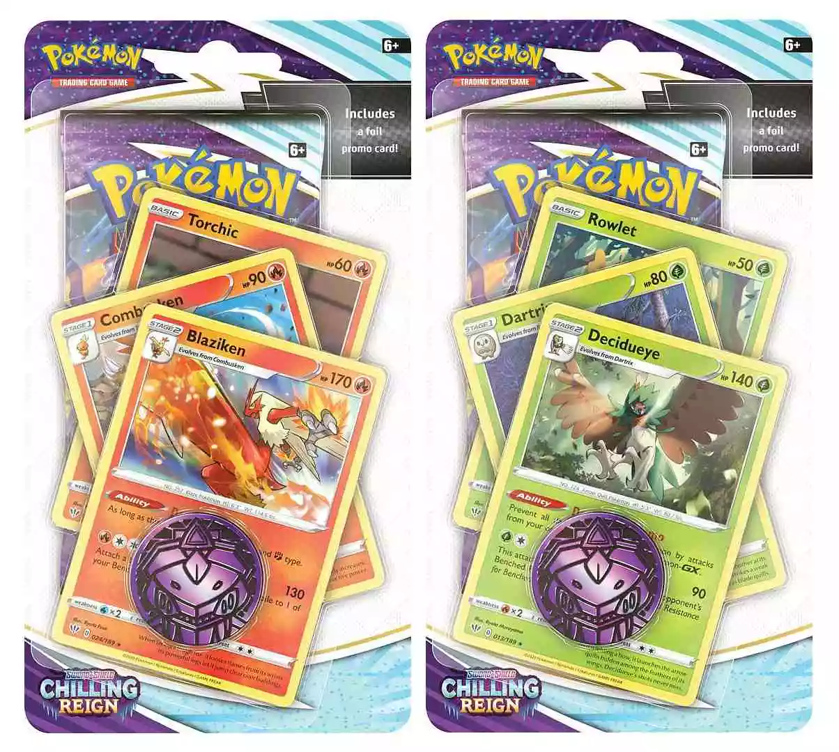 Sword & Shield 6 Chilling Reign - Premium Checklane Blister zufällige Auswahl Pokemon - Englisch