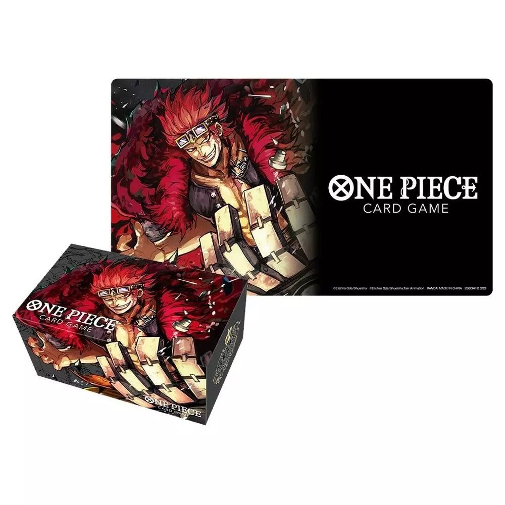 One Piece Card Game - Playmat and Storage Box Set -Eustass Captain Kid