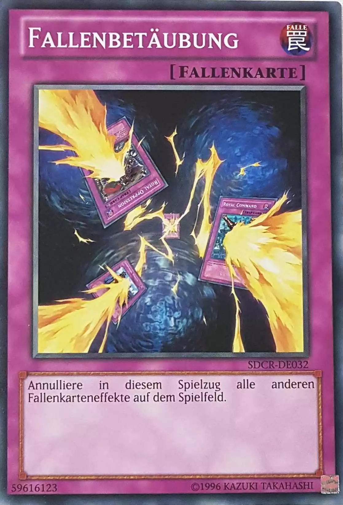 Fallenbetäubung SDCR-DE032 ist in Common Yu-Gi-Oh Karte aus Cyber Dragon Revolution 