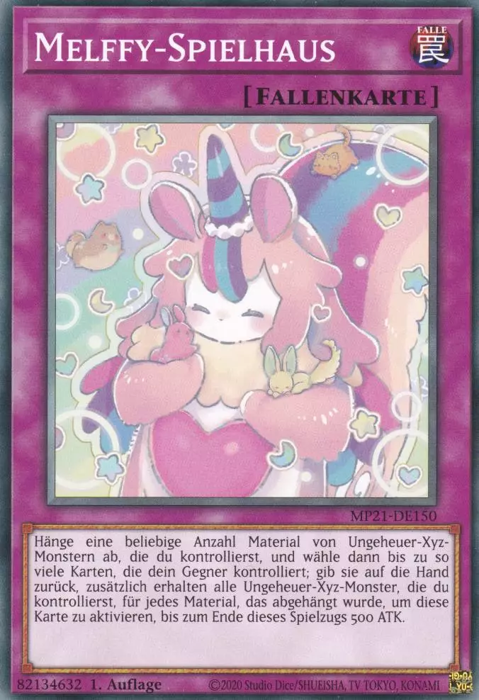 Melffy-Spielhaus MP21-DE150 ist in Common Yu-Gi-Oh Karte aus Tin of Ancient Battles 1.Auflage