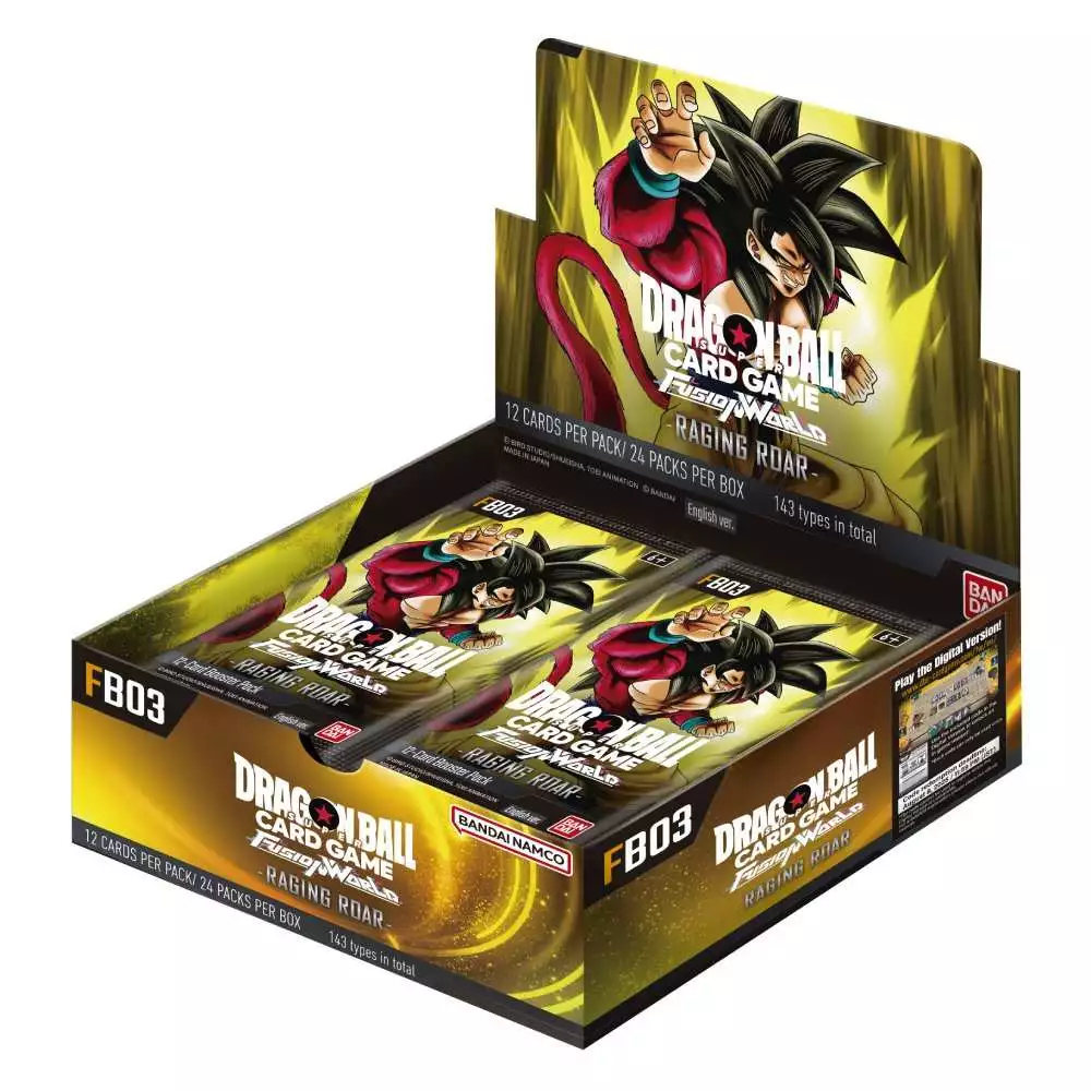 Dragon Ball Super Card Game - Raging Roar Display