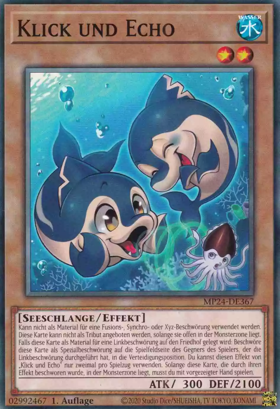 Klick und Echo MP24-DE367 ist in Common Yu-Gi-Oh Karte aus 25th Anniversary Tin Dueling Mirrors 1.Auflage