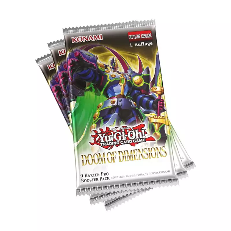 Yu-Gi-Oh! Doom of Dimensions - Booster - 1. Auflage - Deutsch Yu-Gi-Oh! Doom of Dimensions - Booster - 1. Auflage - Deutsch