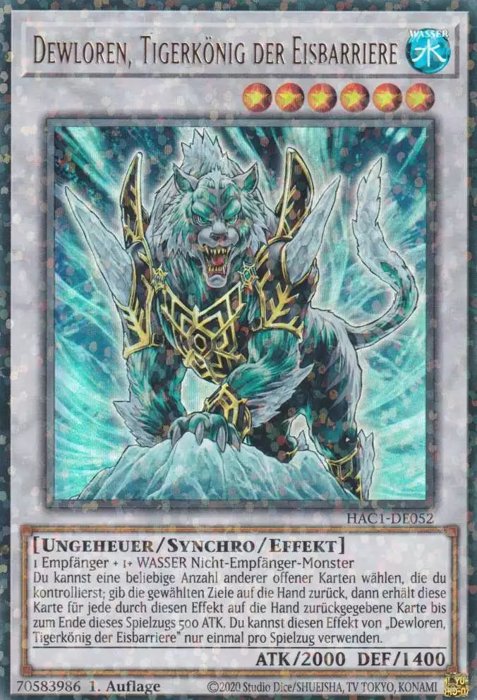 hac1-de052-dewloren-tigerkoenig-der-eisbarriere-duel-terminal-ultra-parallel-rare-hidden-arsenal-chapter-1 Dewloren, Tigerkönig der Eisbarriere HAC1-DE052 ist in Duel Terminal Ultra Parallel Rare Yu-Gi-Oh Karte aus Hidden Arsenal Chapter 1 1.Auflage