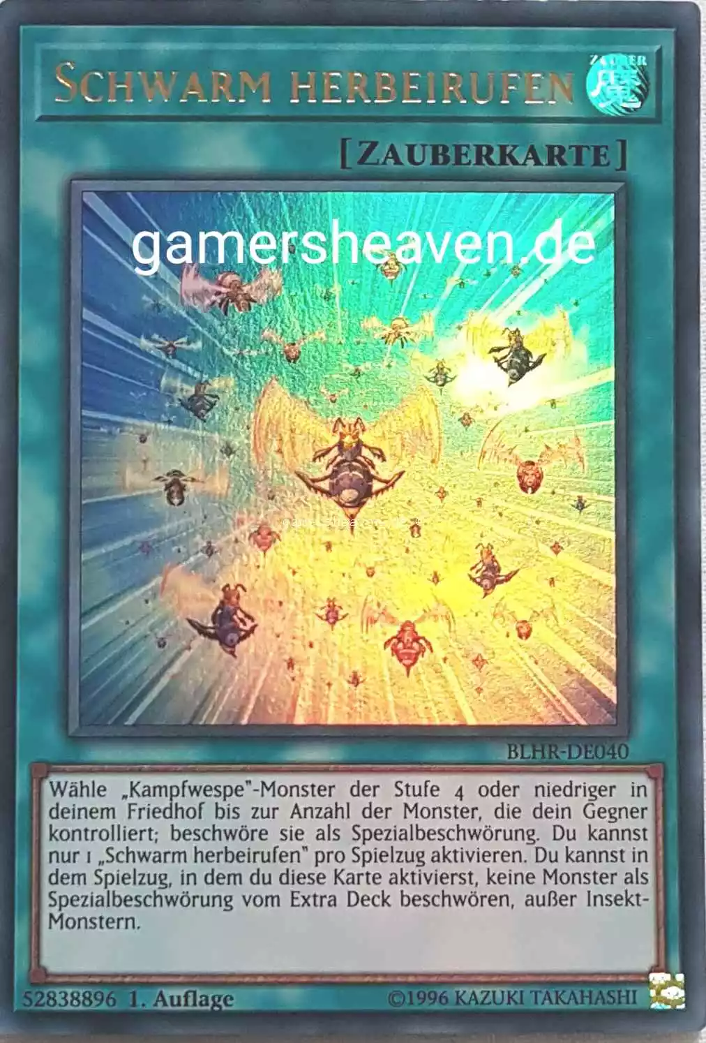 Schwarm herbeirufen BLHR-DE040 ist in Ultra Rare aus Battles of Legend: Hero's Revenge 1.Auflage