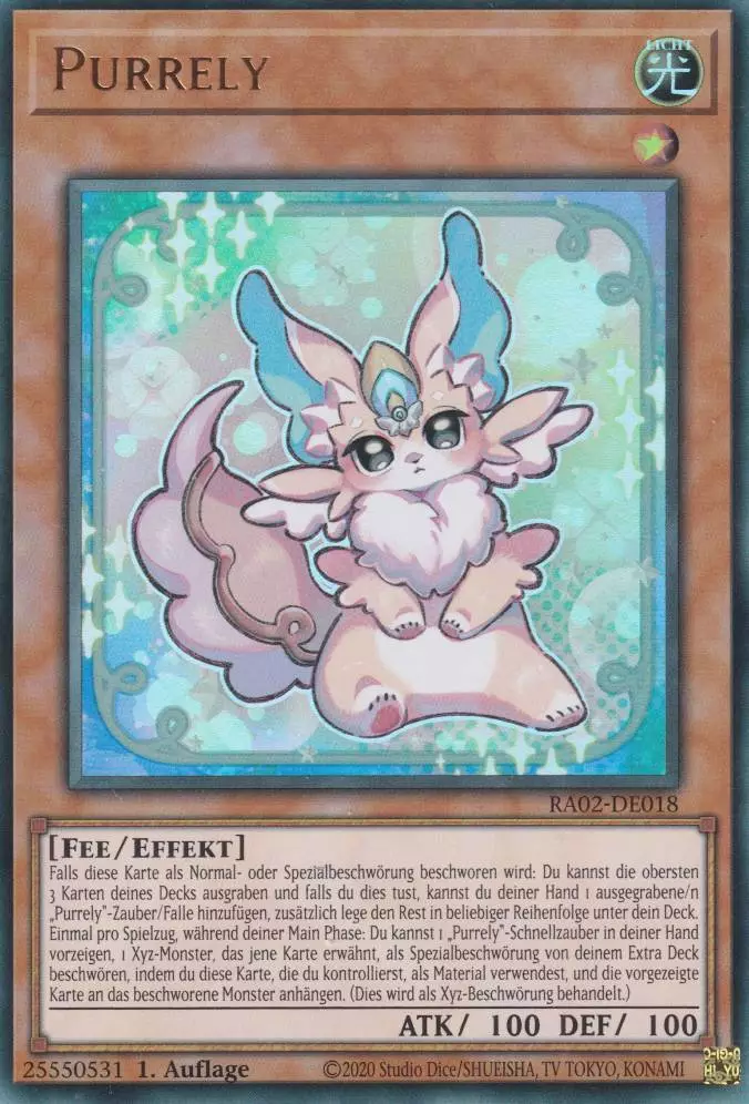 Purrely RA02-DE018 ist in Ultra Rare Yu-Gi-Oh Karte aus 25th Anniversary Rarity Collection 2 1.Auflage