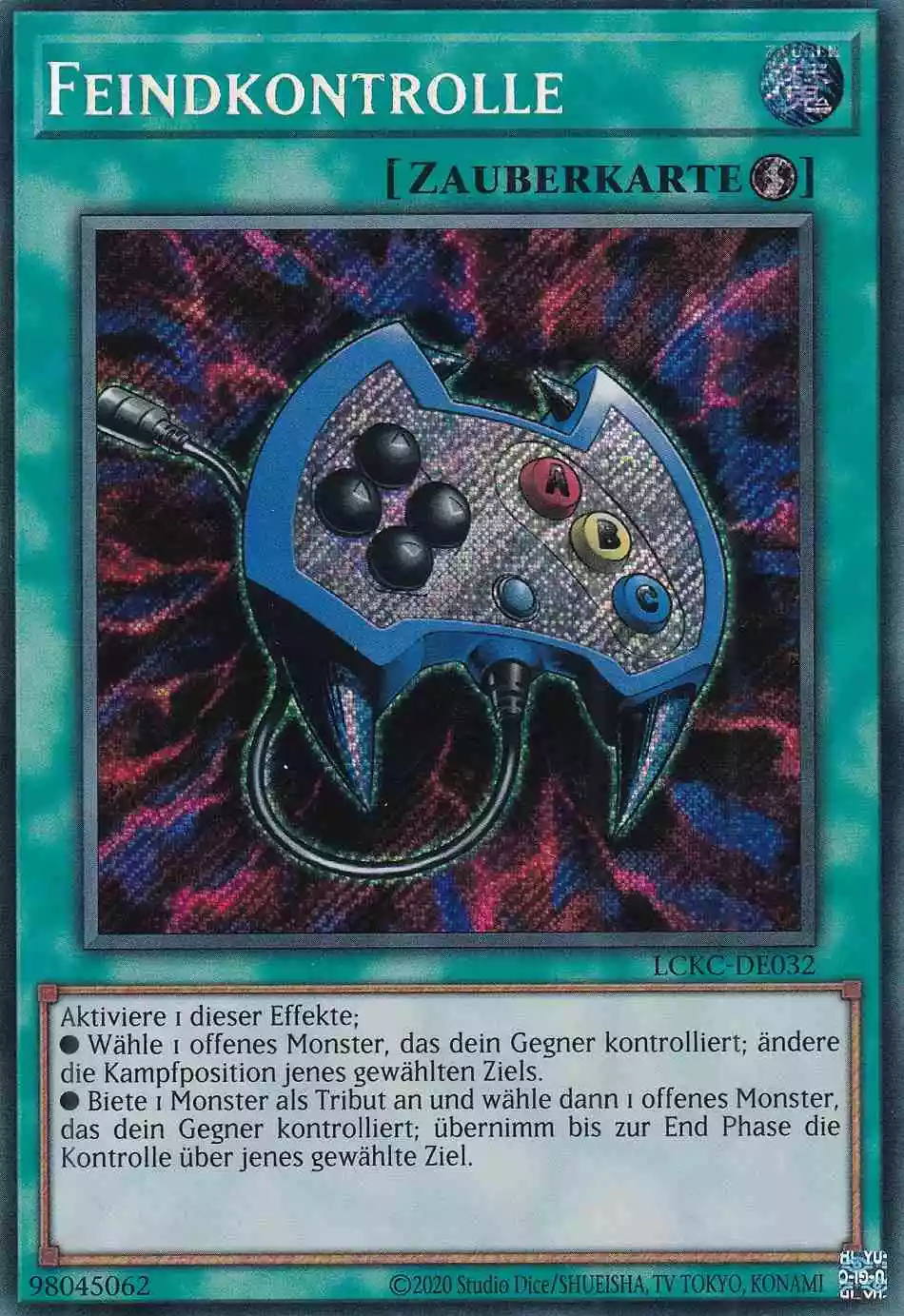 Feindkontrolle LCKC-DE032 ist in Secret Rare Yu-Gi-Oh Karte aus Legendary Collection Kaiba unlimitiert