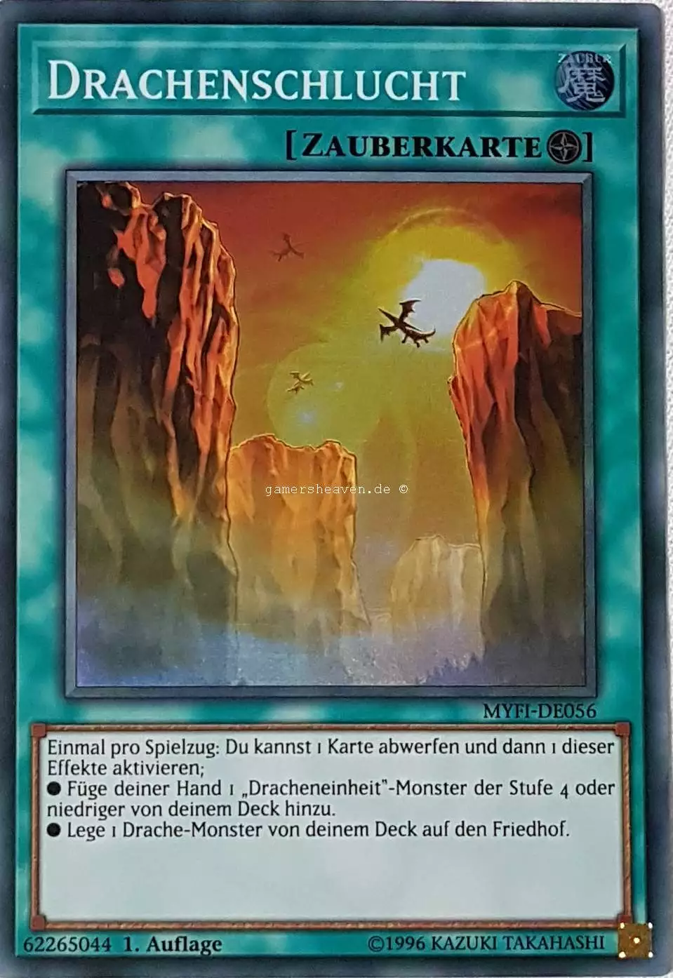 Drachenschlucht MYFI-DE056 ist in Super Rare aus Mystic Fighters 1.Auflage