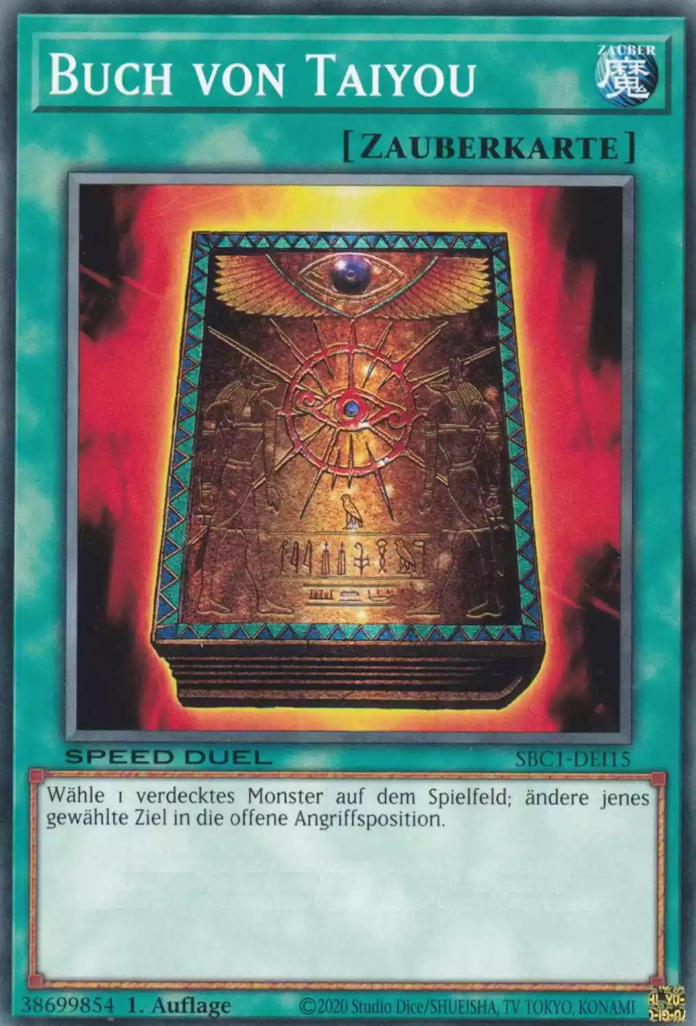 Buch von Taiyou SBC1-DEI15 ist in Common Yu-Gi-Oh Karte aus Streets of Battle City 1.Auflage