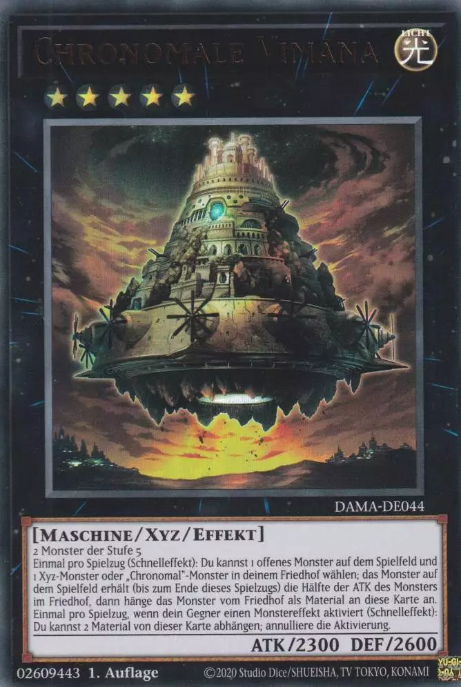 dama-de044-chronomale-vimana-ultra-rare-dawn-of-majesty Chronomale Vimana DAMA-DE044 ist in Ultra Rare Yu-Gi-Oh Karte aus Dawn of Majesty 1.Auflage