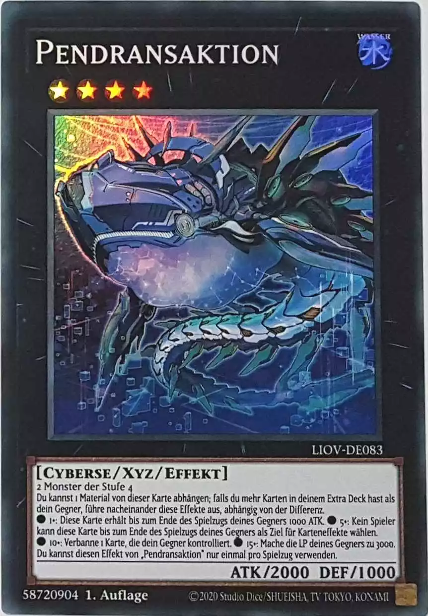 liov-de083-pendransaktion-super-rare-lightning-overdrive Pendransaktion LIOV-DE083 ist in Super Rare Yu-Gi-Oh Karte aus Lightning Overdrive 1.Auflage