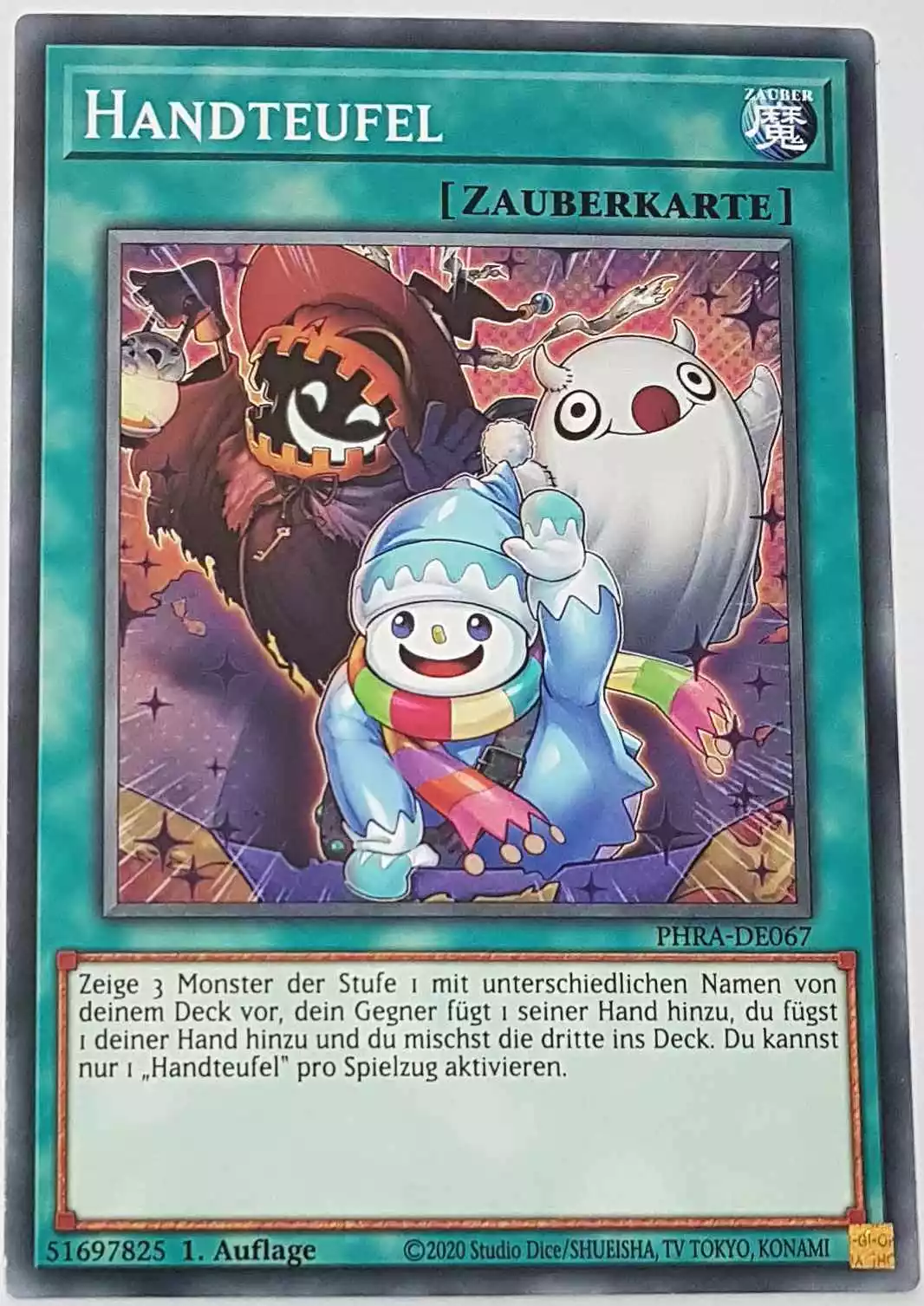 Handteufel PHRA-DE067 ist in Common Yu-Gi-Oh Karte aus Phantom Rage 1. Auflage