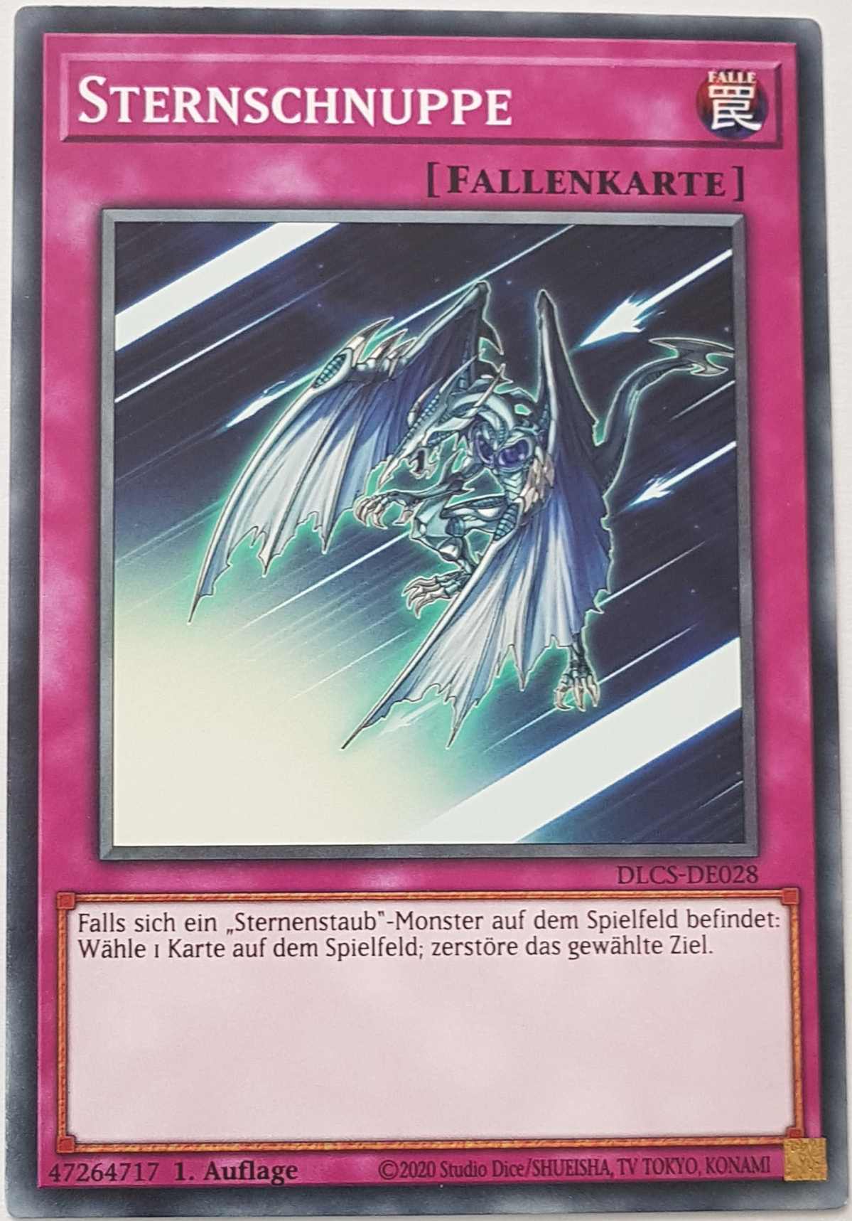 Sternschnuppe DLCS-DE028 ist in Common Yu-Gi-Oh Karte aus Dragons of Legend The Complete Series 1.Auflage