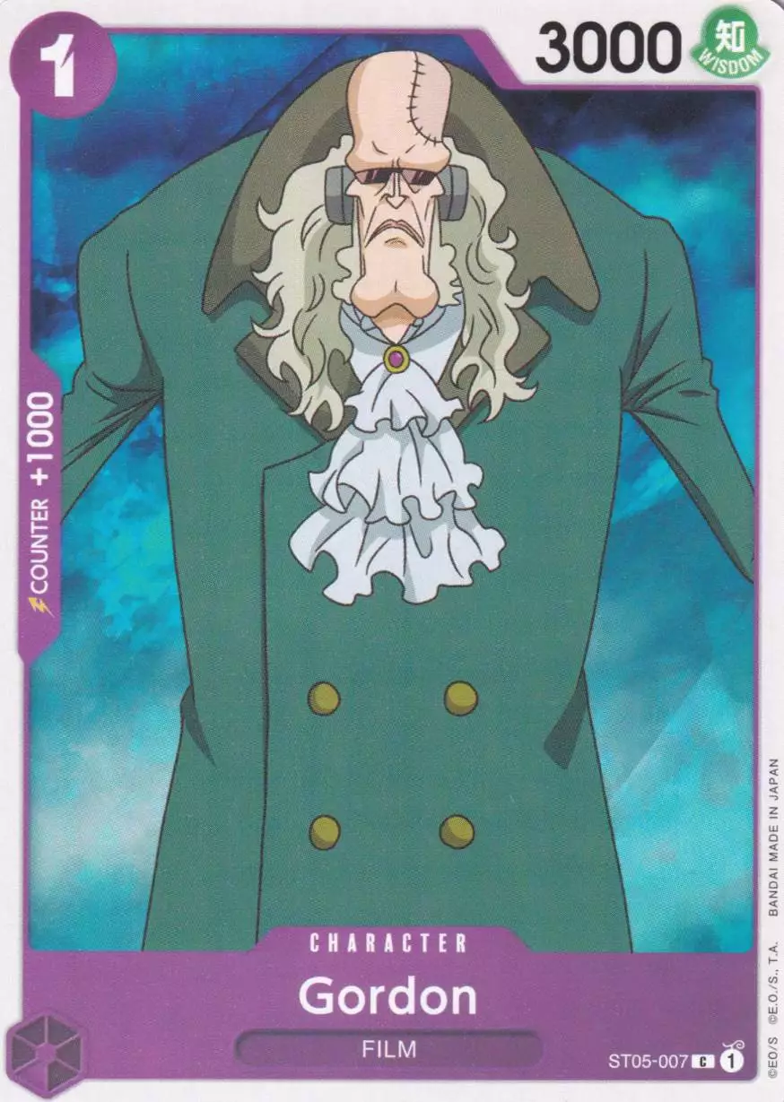 Gordon ST05-007 ist in Common. Die One Piece Karte ist aus One Piece Film Edition ST05 in Normal Art.
