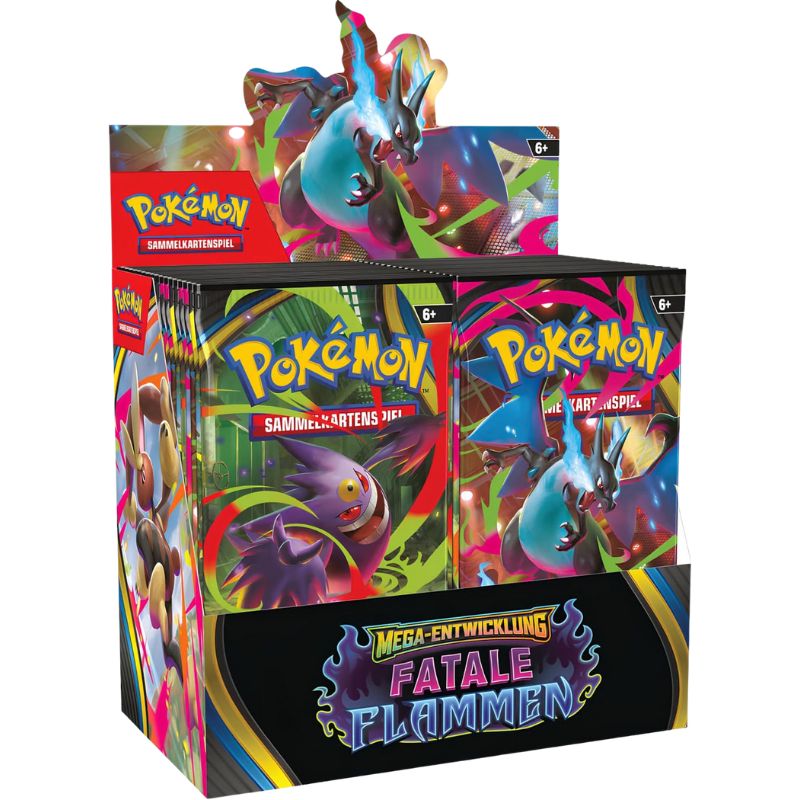 Pokemon Mega Entwicklung - Fatale Flammen - Booster Display (36 Booster) - Deutsch