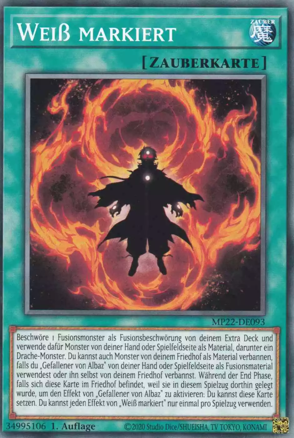 Weiß markiert MP22-DE093 ist in Common Yu-Gi-Oh Karte aus Tin of the Pharaoh’s Gods 1.Auflage