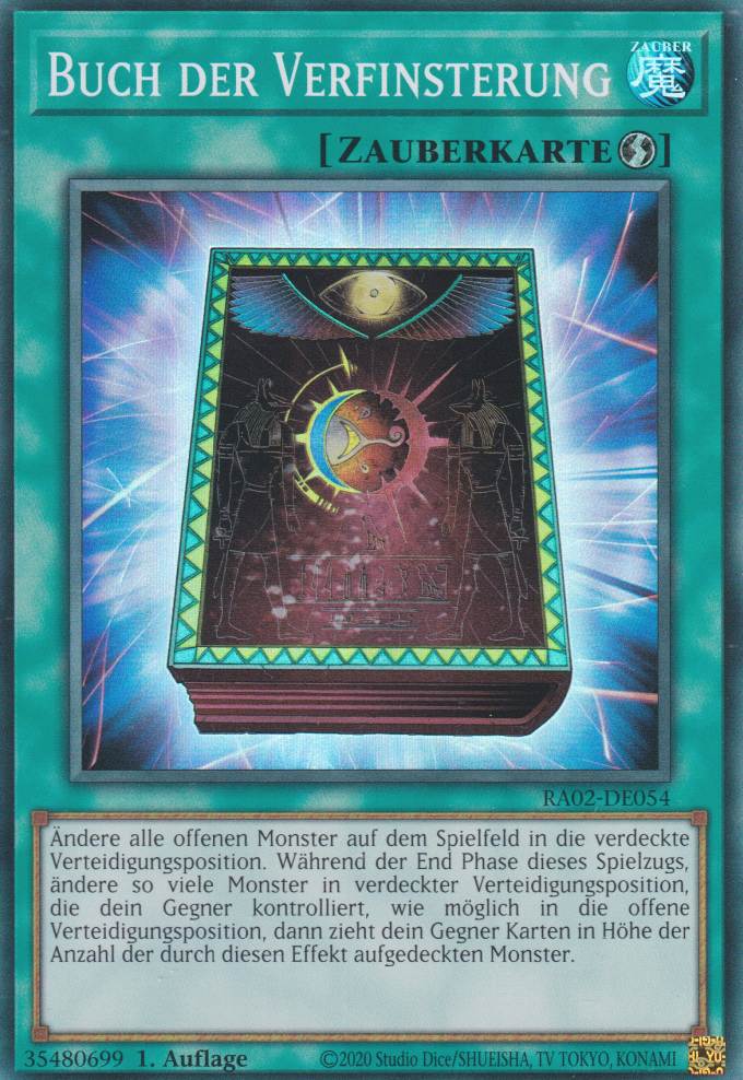 Buch der Verfinsterung RA02-DE054 ist in Super Rare Yu-Gi-Oh Karte aus 25th Anniversary Rarity Collection 2 1.Auflage