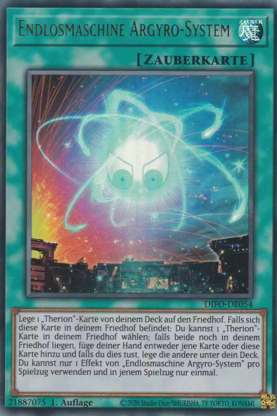 difo-de054-endlosmaschine-argyro-system-ultra-rare-dimension-force Endlosmaschine Argyro-System DIFO-DE054 ist in Ultra Rare Yu-Gi-Oh Karte aus Dimension Force 1.Auflage